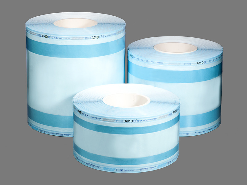 Amd sterilizationem Gusseted Reel